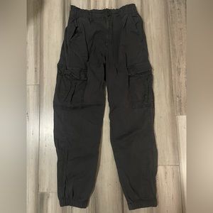 American eagle black jogger jean pants size 8